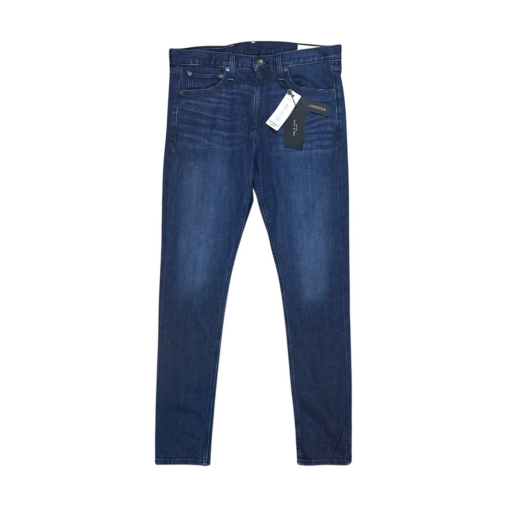 Rag & Bone New York Blue Otis Fit 1 Aero Stretch Denim Jeans 32x32 Skinny Fit